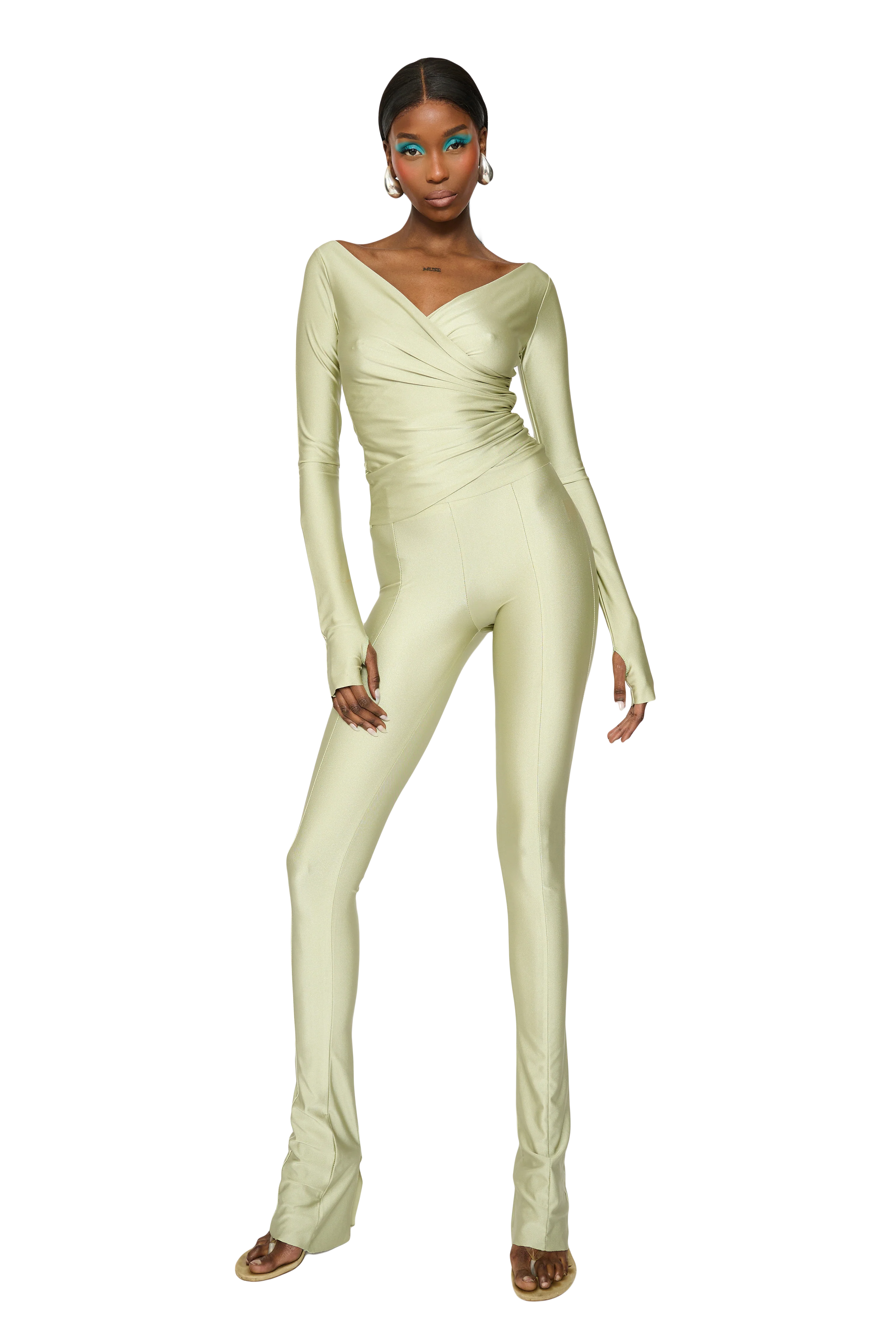 LANAI LONG-SLEEVED TOP - Mint Gum - Image 4